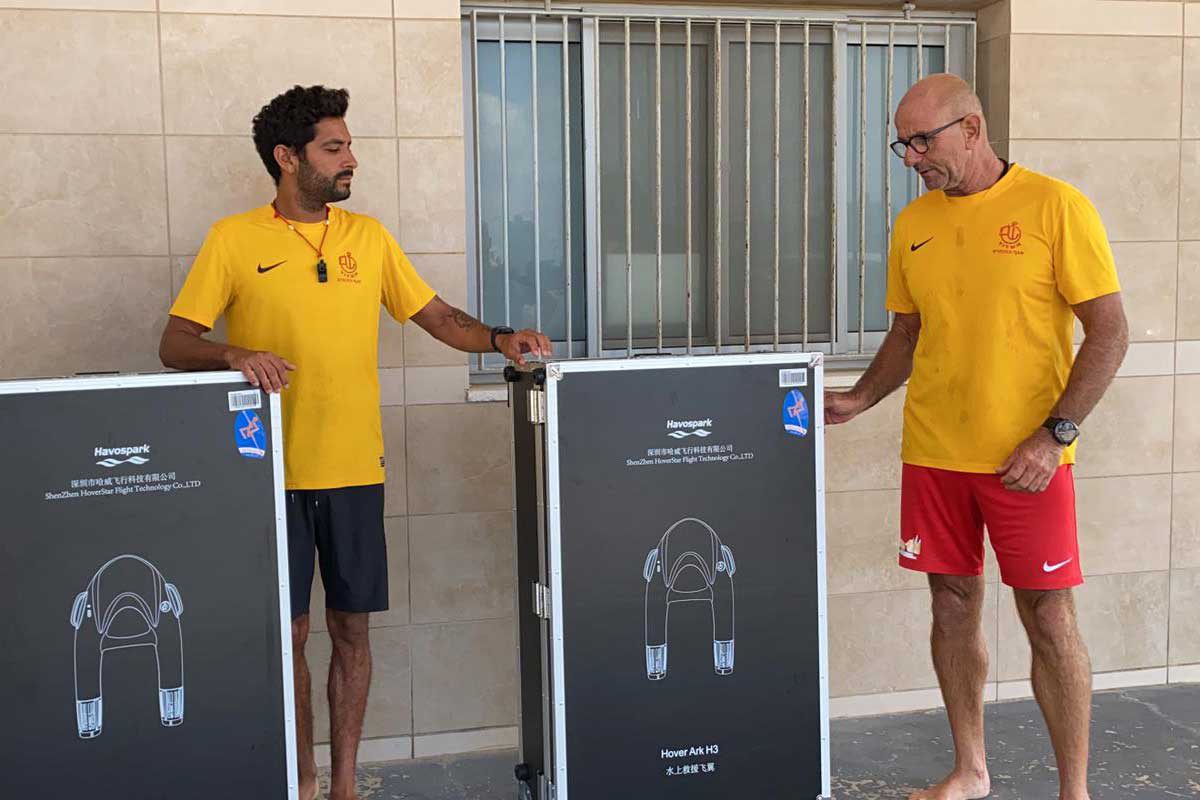 2 מצופי הצלה ימי ממונעים נכנסו הבוקר למערך ההצלה