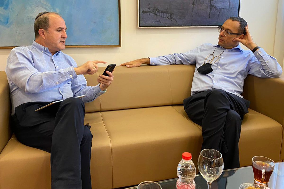 ח"כ צבי האוזר יו"ר ועדת החוץ והבטחון ביקר באשדוד