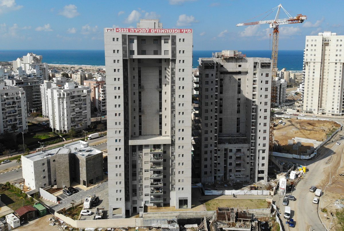 419 דירות החלו להיבנות במחצית הראשונה של השנה