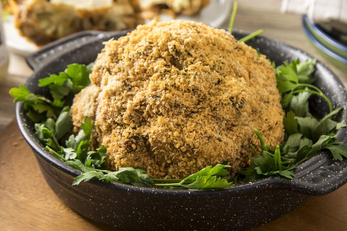 קראנץ' כרובית עם מיונז הולנדי