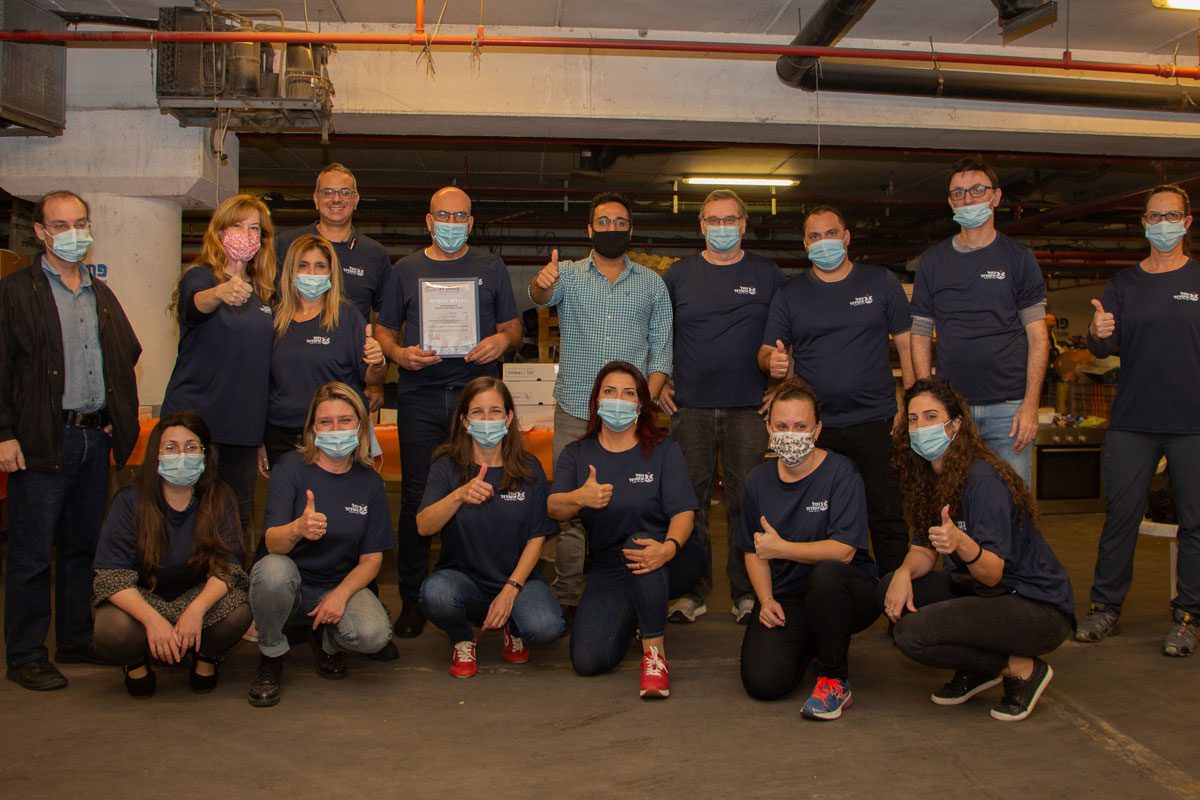 עובדי נמל אשדוד מסכמים שנה לצד עמותת פתחון לב