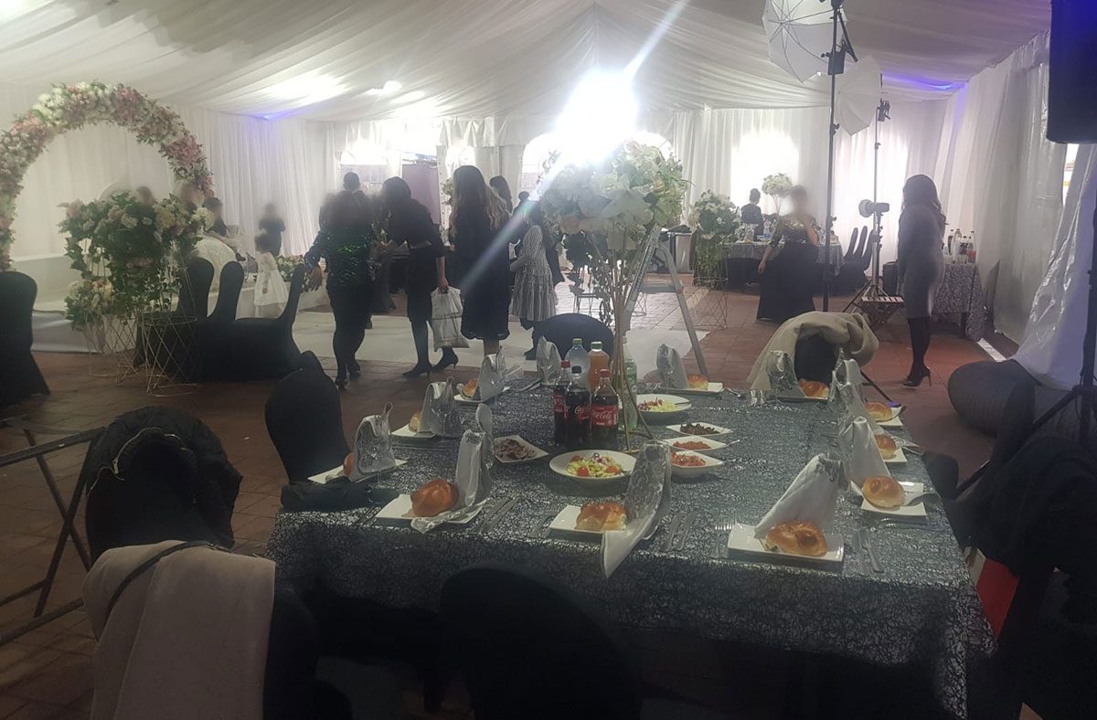 לא להאמין - חתונה התקיימה בעיר אשדוד בהשתתפות עשרות אורחים