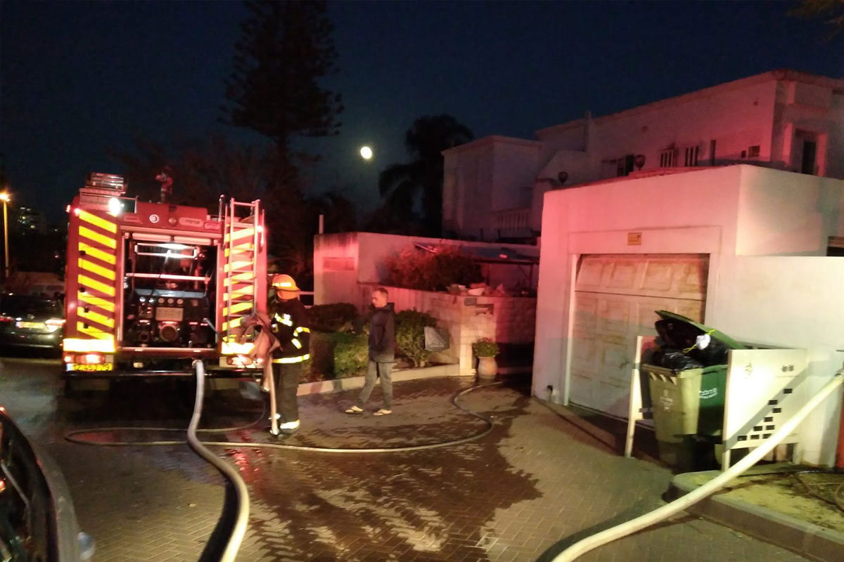 שריפה בבית מגורים ברובע ט׳