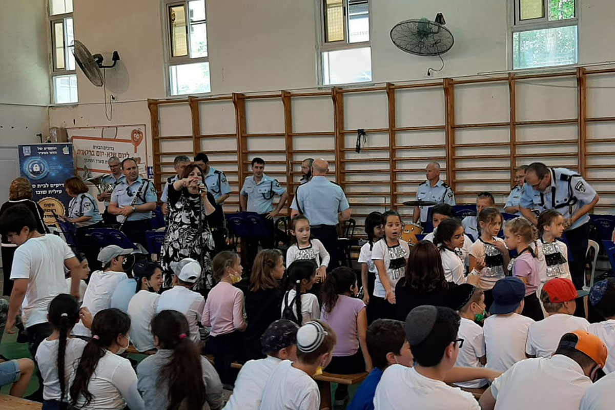 ביקור התזמורת בבית הספר