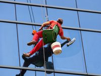 ניקוי חלונות בגובה