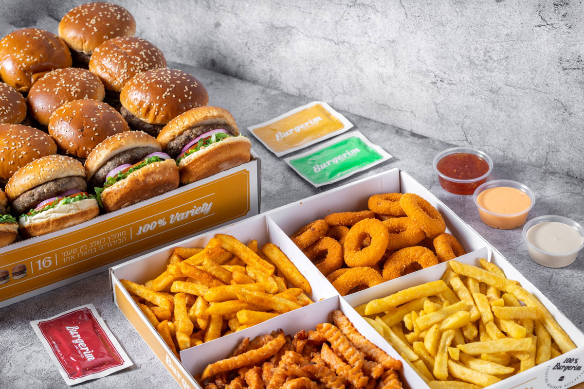 מארז בורגרים חגיגה כשר