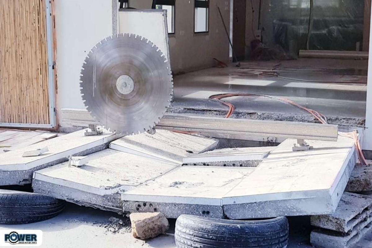 עבודות הריסה במהלך השיפוצים - מצריכות שימוש בחברת ניסור בטון