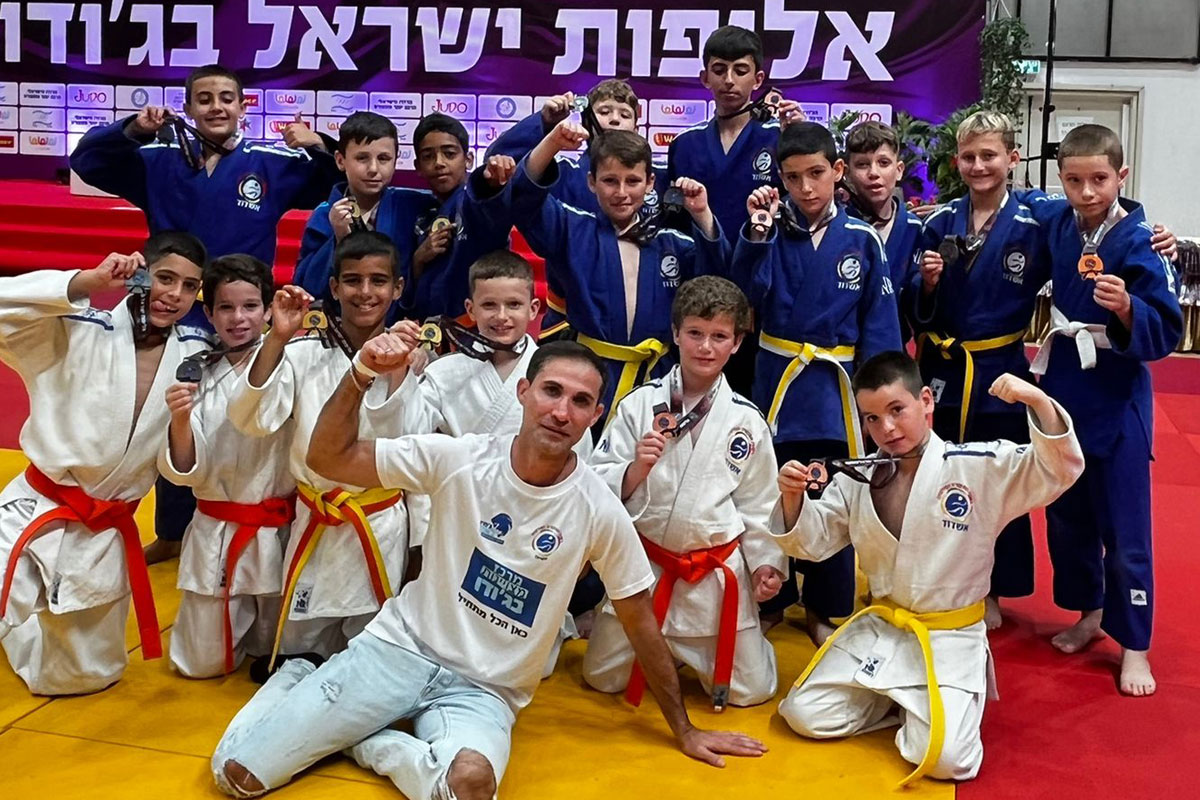 17 ספורטאים, 17 מדליות: אשדוד מעצמת ג׳ודו