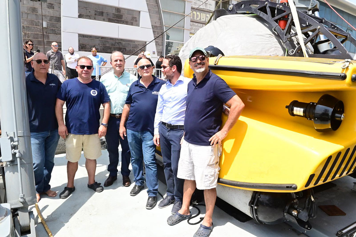 ה'צוללת צהובה' הגיעה לאשדוד