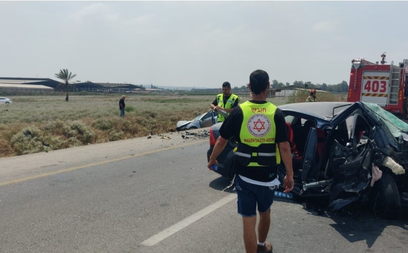 תאונת דרכים קשה סמוך לאשדוד, הפצועים פונו לאסותא