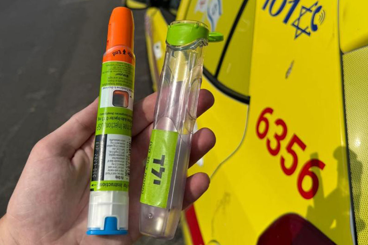 ילד בן 3 באשדוד פונה במצב יציב לאחר תגובה אלרגית חריפה