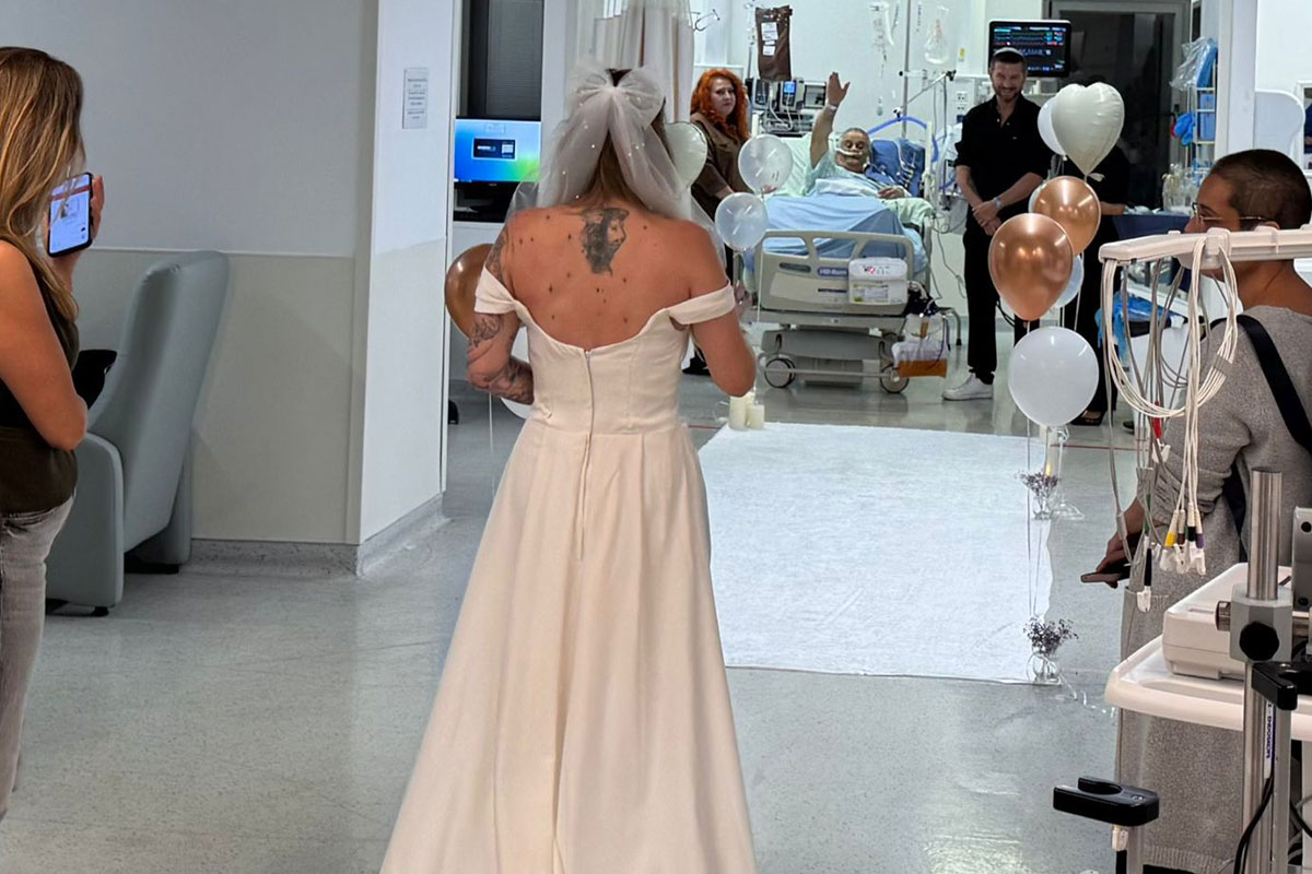 חתונה במחלקת טיפול נמרץ: הסיפור המרגש של קטרינה