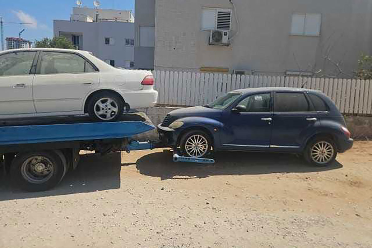 עיריית אשדוד החלה בתוכנית עבודה לפינוי גרוטאות רכבים מהמרחב הציבורי