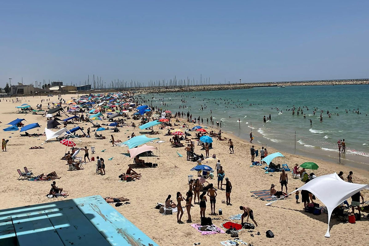 8 חודשים ברציפות: חופי אשדוד בראש מדד החופים הנקיים בישראל