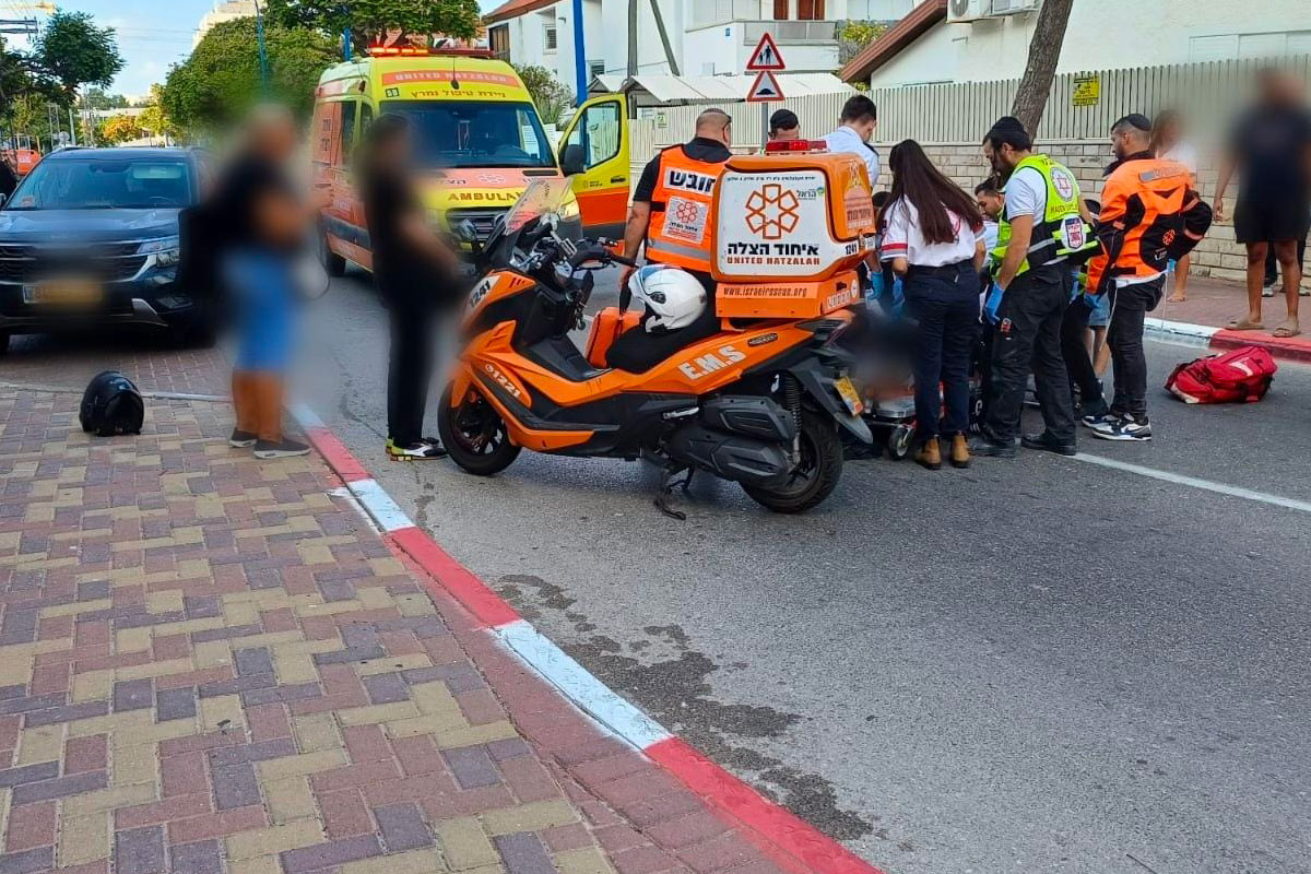אשדוד: רוכב אופנוע בן 21 נפצע בינוני בתאונה – קריאה לנהיגה זהירה בשנה החדשה