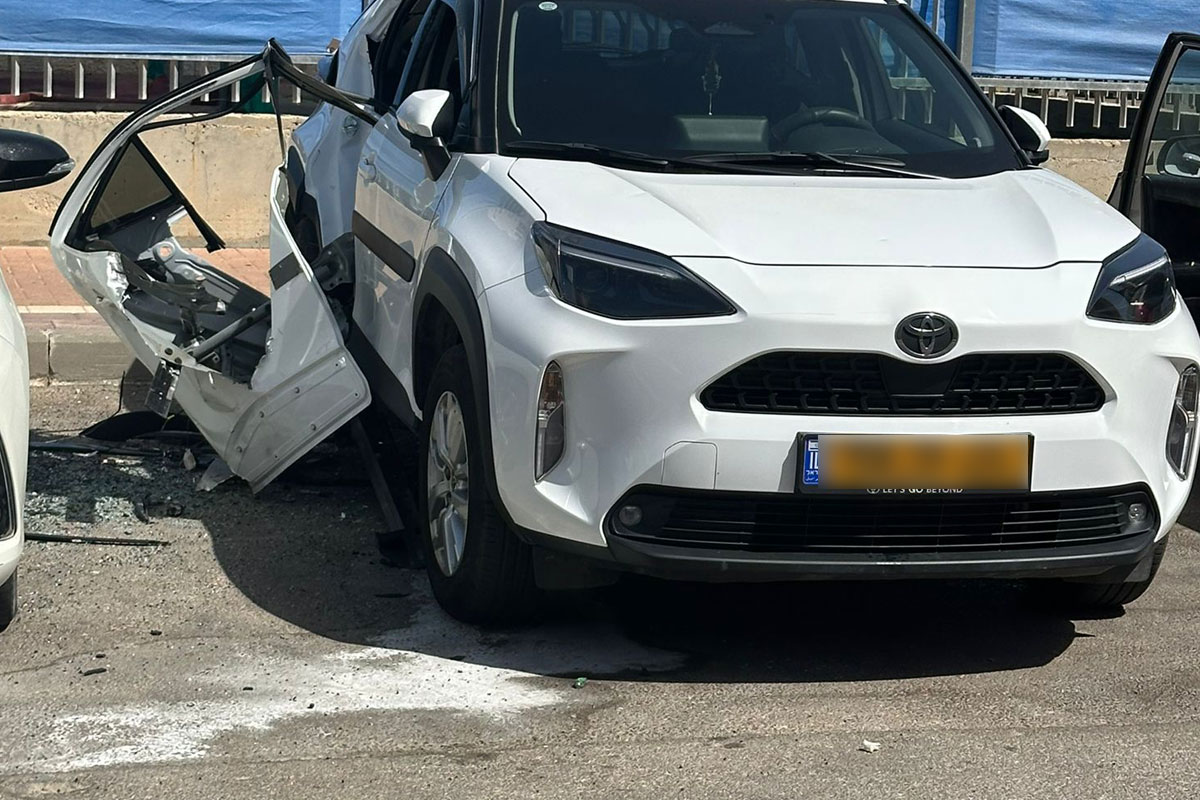 רסיס נפל 5 מטרים מגן ילדים