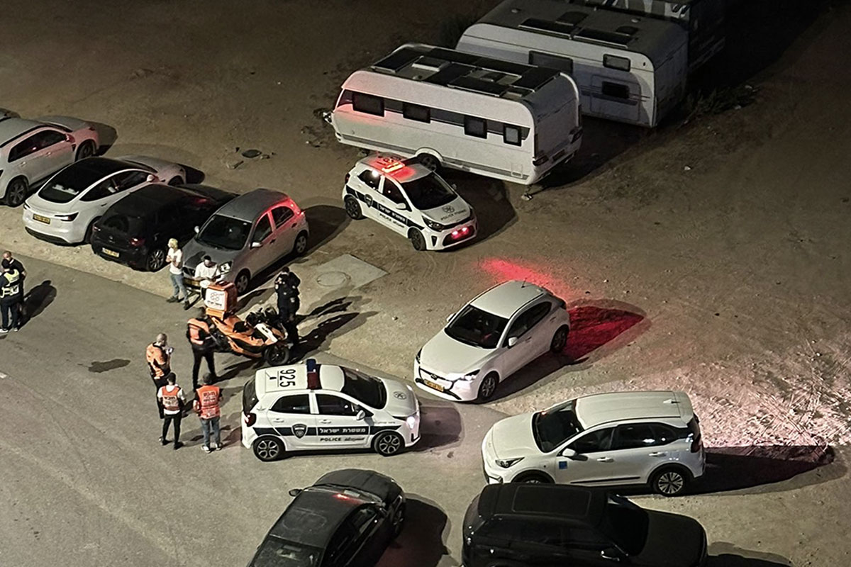 אירוע משטרתי בדיונה, מסוק באוויר