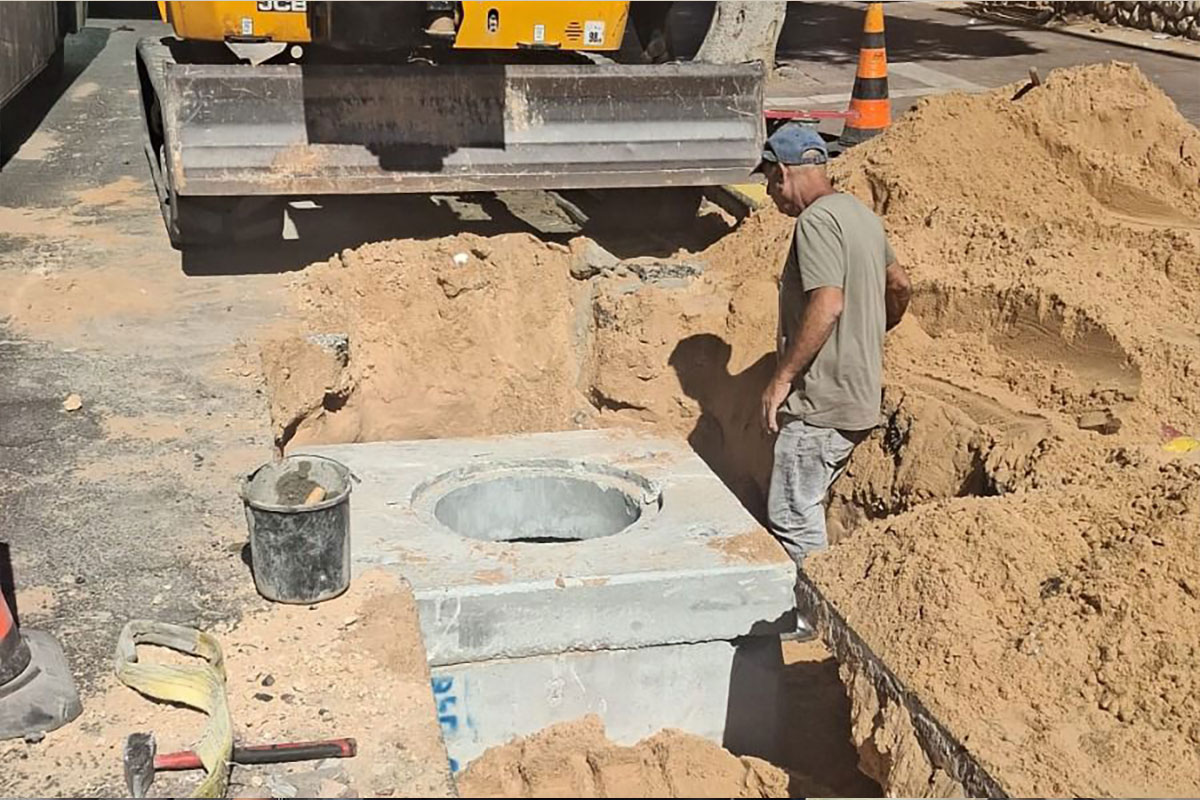 פרויקט ניקוז רחב היקף להפחתת עומס המשקעים במזרח העיר