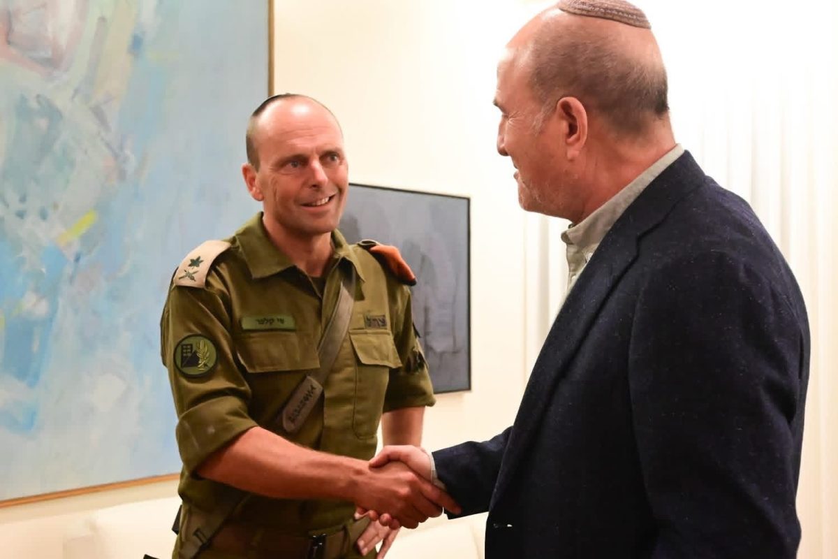 ראש העיר ד״ר יחיאל לסרי אירח את מפקד פיקוד העורף לפגישת היכרות בלשכתו