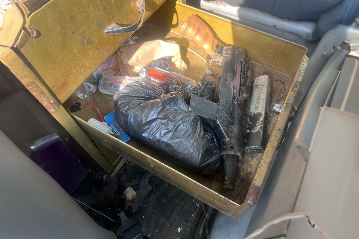 נלחמים בפשיעה: אמצעי לחימה אותרו באיזור התעשייה