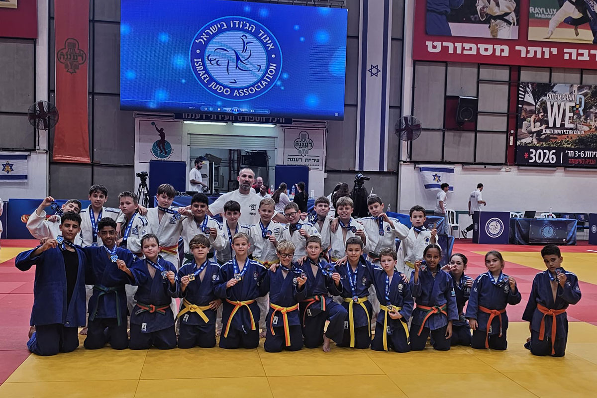 אשדוד מעצמת ג׳ודו - 28 מתחרים - 24 מדליות