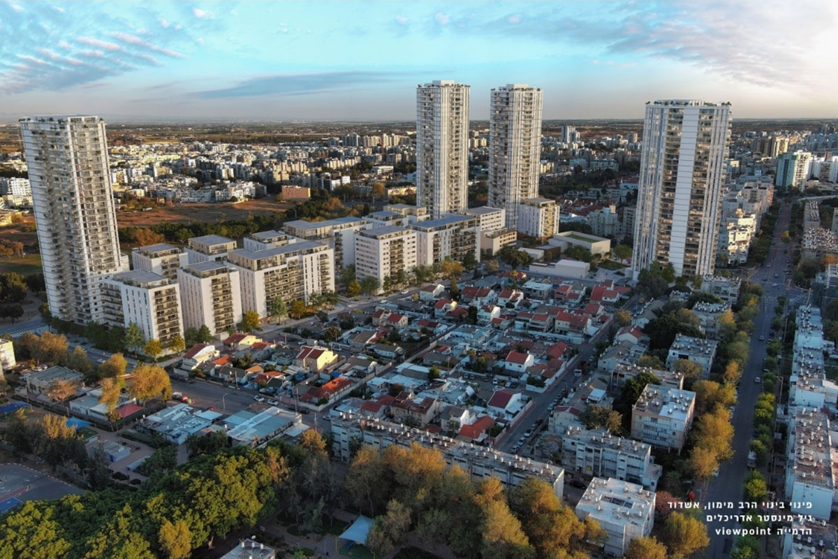 תכנית פינוי הבינוי ברחוב הרב מימון קיבלה תוקף: 1,065 דירות יותר