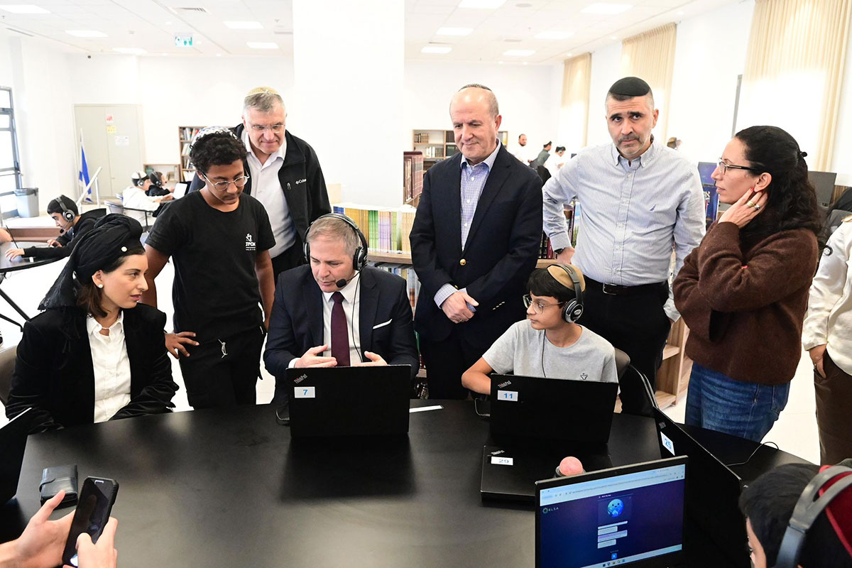 שר החינוך ביקר בישיבת ״אמית יגל אשדוד״