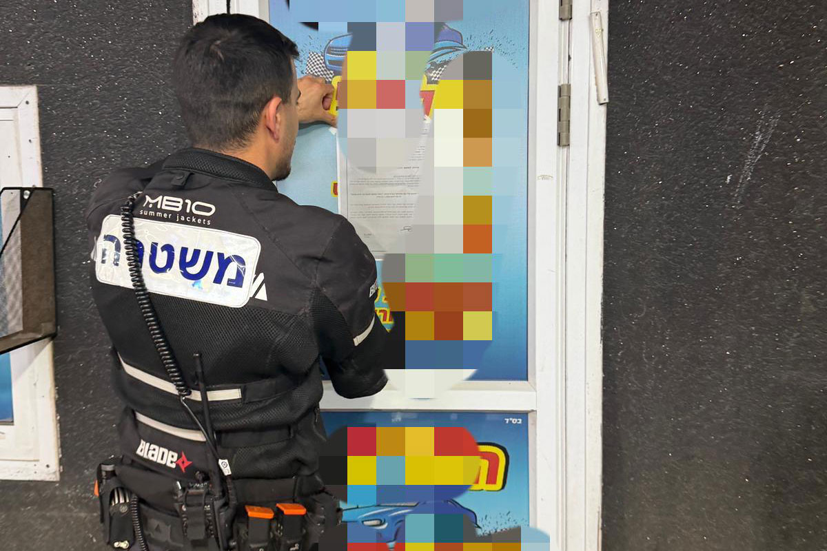 צו סגירה לעסק לשטיפת מכוניות שהעסיק שב״חים