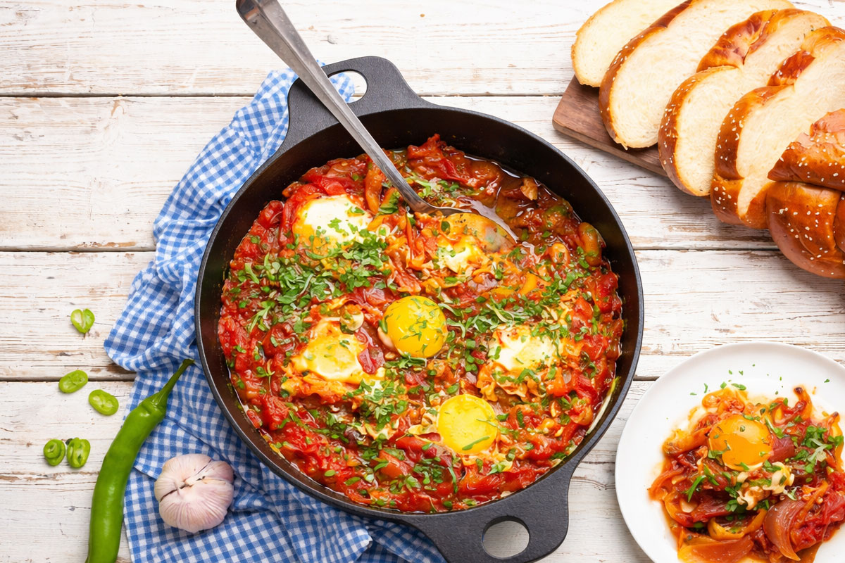 מתכון: שקשוקה אנטיפסטי בתנור