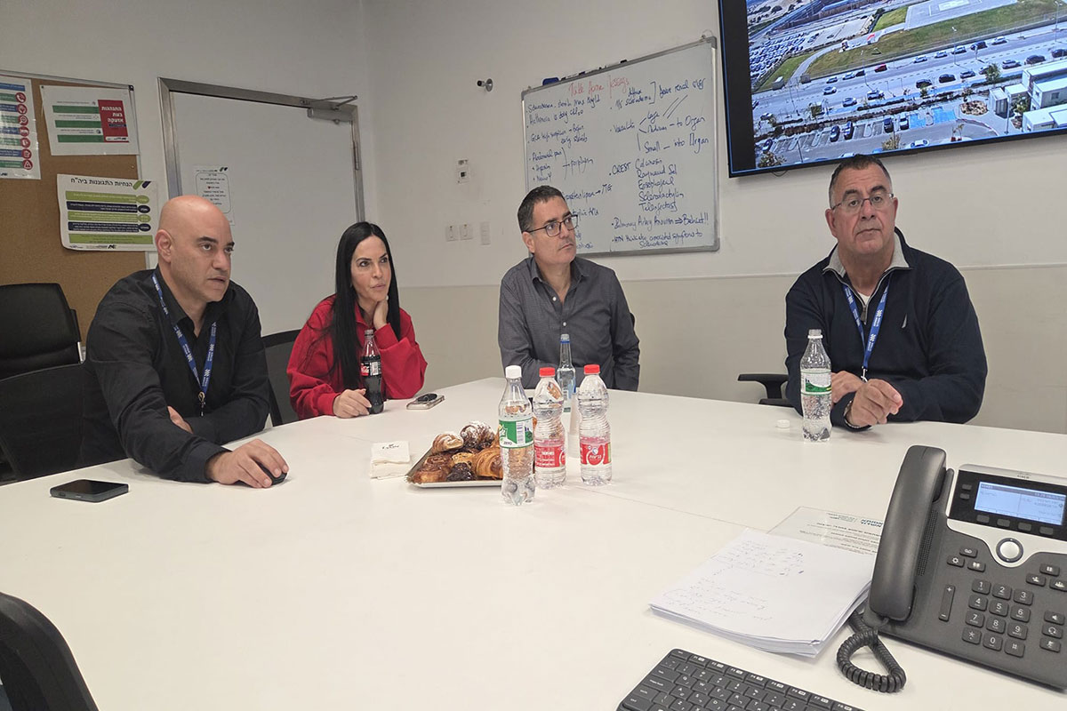 משה בר סימן טוב מנכ"ל משרד הבריאות ביקר היום בבי״ח אסותא