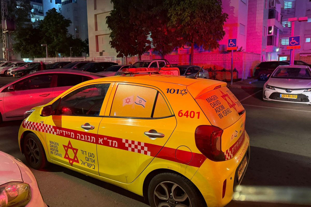 דקירות ברחוב הכלנית: גבר בן 50 נפצע בינוני ופונה לאסותא