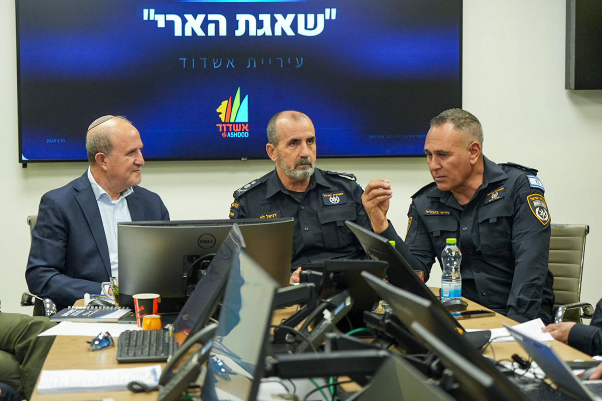 "המשטרה כאן כדי להעניק ביטחון לציבור בכל תרחיש" – ביקור מפכ"ל המשטרה באשדוד