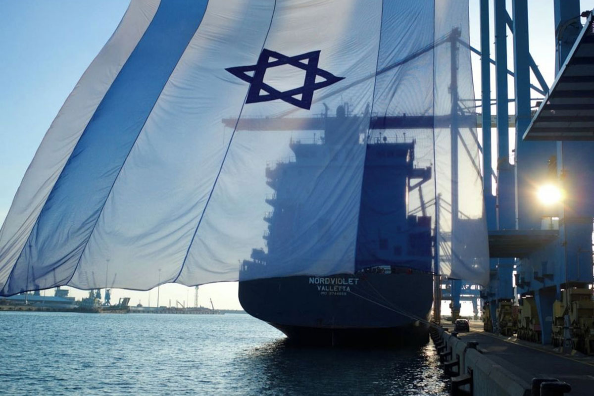 גם תחת מתקפות טילים: נמל אשדוד ממשיך לפעול ולשמור על אספקת הסחורות למשק הישראלי