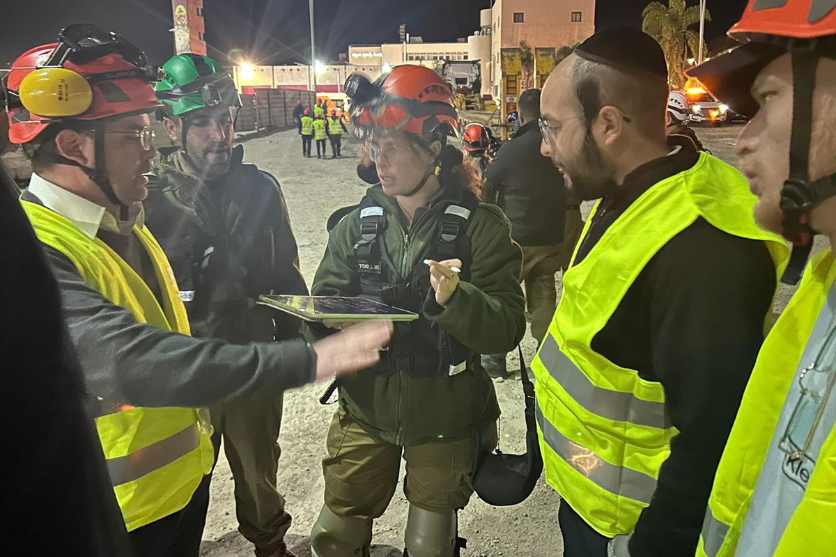 תרגיל חבירה בין יחידת החילוץ העירונית לפלוגה א׳ מגדוד 926