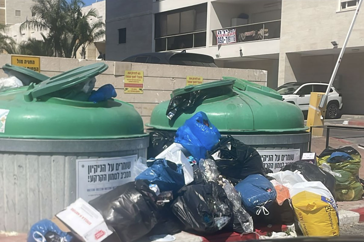 מתחם שוהם ברובע יז׳ דורשים פינוי פסולת