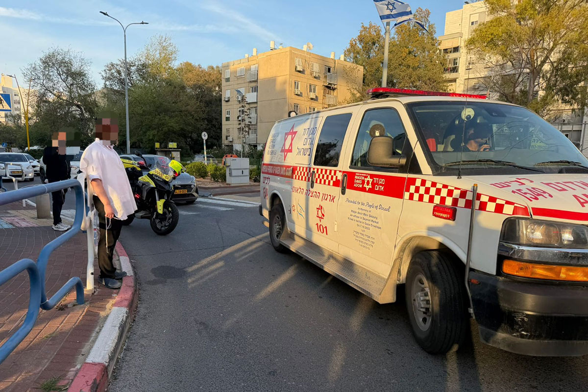 בן 7 נפצע קשה בתאונת דרכים באשדוד