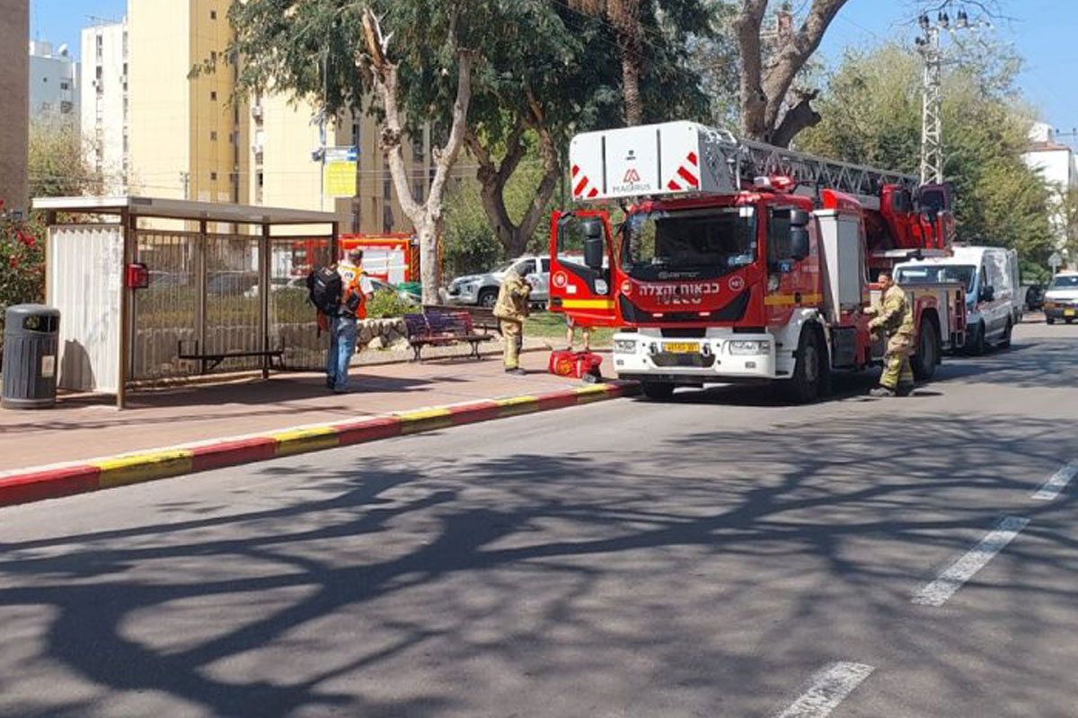 שריפה ברובע ח׳: 8 נפגעים, אם ותינוקת במצב בינוני