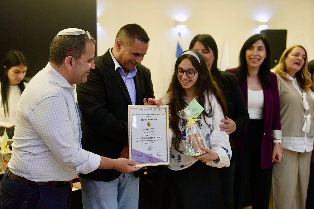 אות הפעיל המצטיין תשפ״ו ע״ש אלעד ריבן ז״ל הוענק לבני ובנות נוער מצטיינים באשדוד