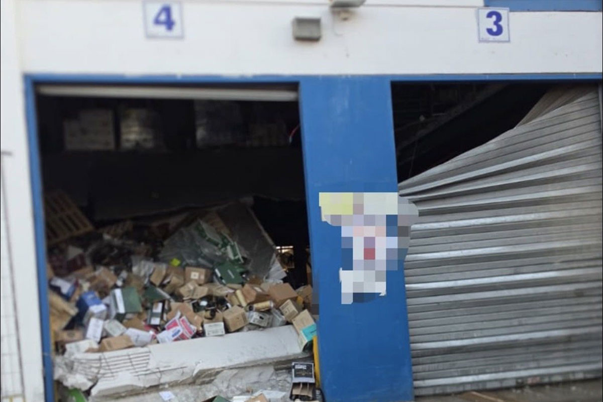 קריסת קומת גלריה במחסן לוגיסטי באשדוד: אין נפגעים