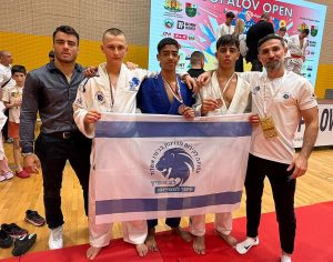 נבחרת הג'ודו של לאון בקרמן הרשימה בתחרות בינלאומית בבולגריה
