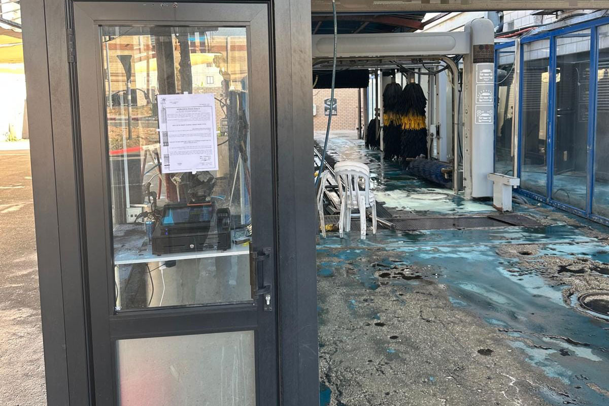 נלחמים בשב״חים – הפעם צו סגירה לשטיפת רכבים באשדוד