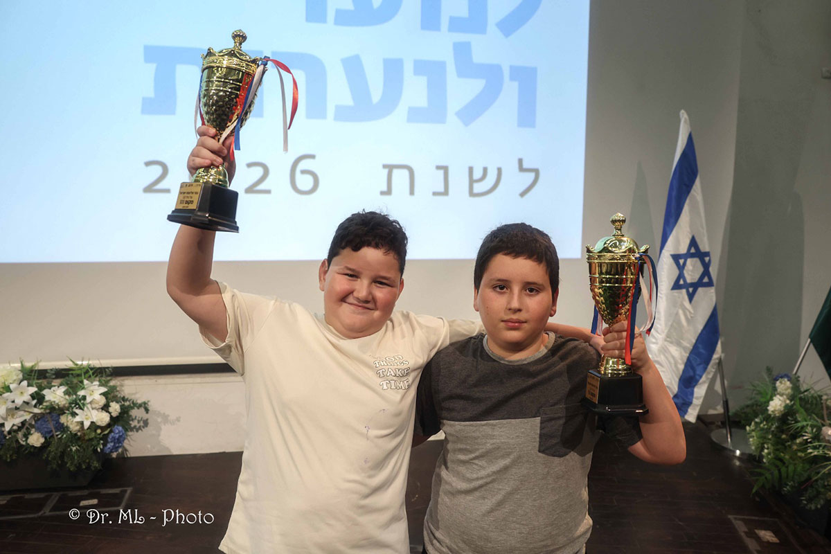 הישג כפול לאשדוד: מיכאל ואיתמר עלו לפודיום אליפות ישראל