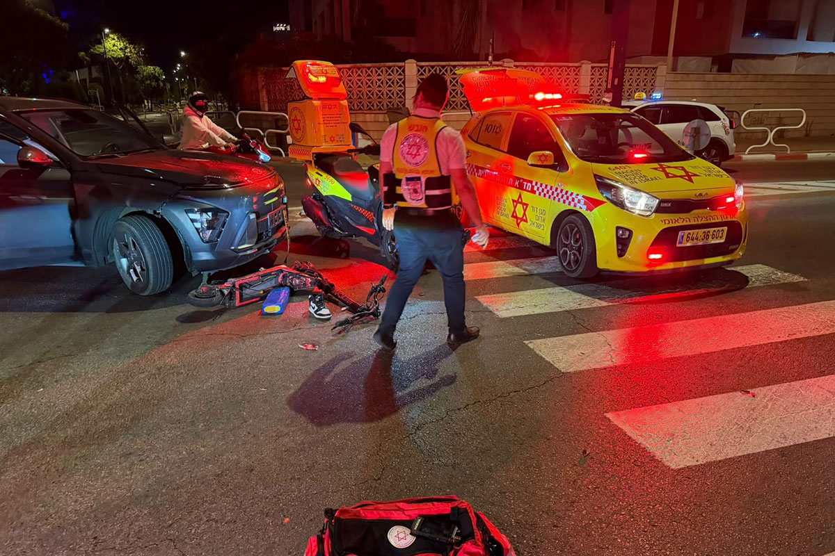 עוד רוכב נפצע באשדוד: כמה תאונות עוד נצטרך כדי להבין שמדובר בתופעה?