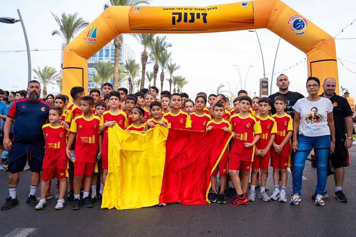 הכוכבים הקטנים של מ.ס אשדוד החליפו את הדשא במסלול הריצה