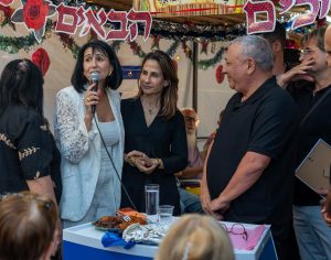 הלן גלבר באשדוד, ארחה את  גדי איזנקוט לפתיחת קמפיין