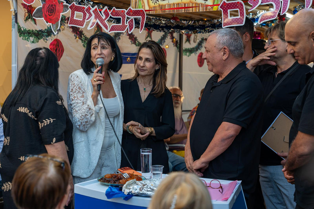 הלן גלבר באשדוד, ארחה את גדי איזנקוט לפתיחת קמפיין