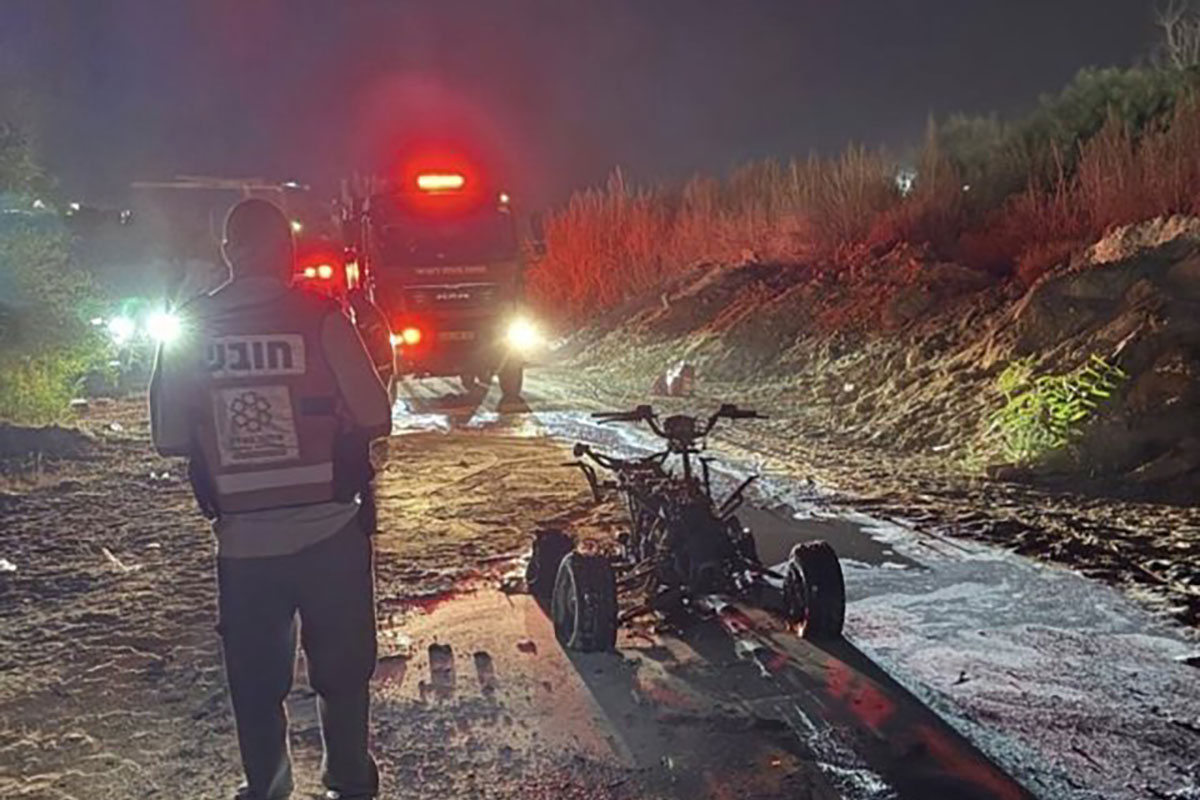 פצוע בהתלקחות טרקטורון חשמלי בשטח פתוח סמוך לאשדוד